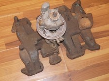 1952-1954 Lincoln 317 Y Block Intake Manifold And Carburator 2bbl Holly 1952-1954 Lincoln 317 Y Block Intake Manifold And Carburator 2bbl Holly
