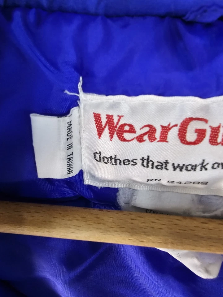 Wearguard Waterproof Coated Polyester Filled Men's Work Vest Jacket Size 2XL - Image 4 of 4