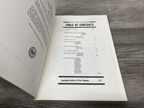 Manuale di servizio riparazione autoradio serie Photofact originale Sam AR-193 - Foto 3 di 4