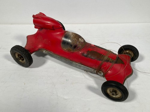 VTG Thimble Drome PROP ROD Red Gas Powered Tether Car- AS IS PARTS REPAIR - Picture 2 of 4