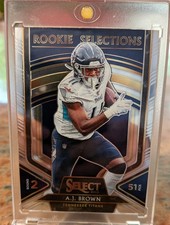 2019 Select A.J. Brown Rookie Selections Prizm RC #8 Tennessee Titans Eagles