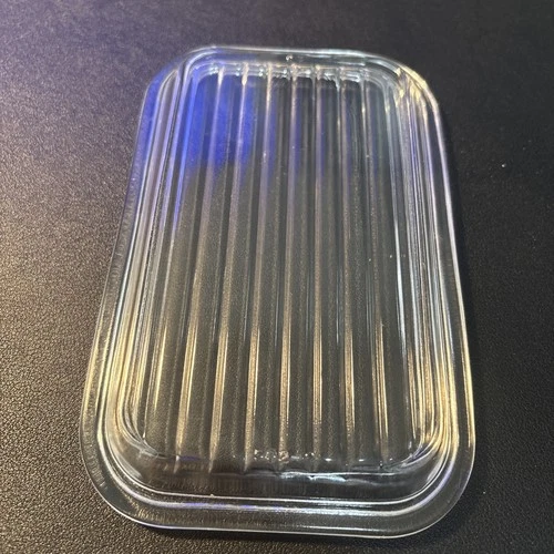 Vintage Pyrex 502-C Replacement LID ONLY Ribbed Glass Refrigerator Dish