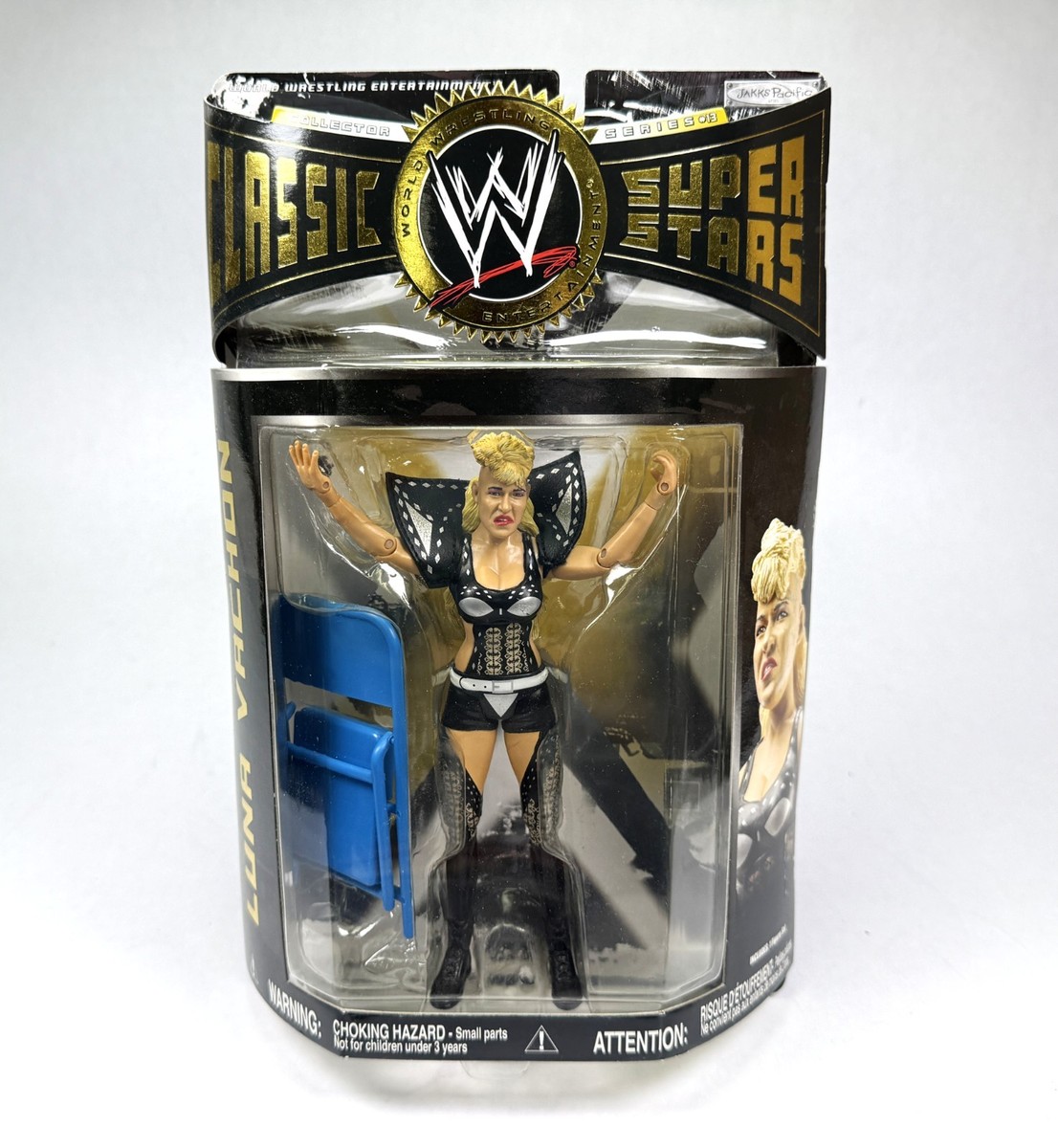 ルナ・バション　フィギュア　WWE　WWF　プロレス Luna Vachon WWE Jakks Classic Superstars Series 13 Action Figure