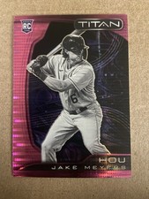 2022 Chronicles Titan Pink Pulsar Prizm #9 Jake Meyers (RC) Houston Astros
