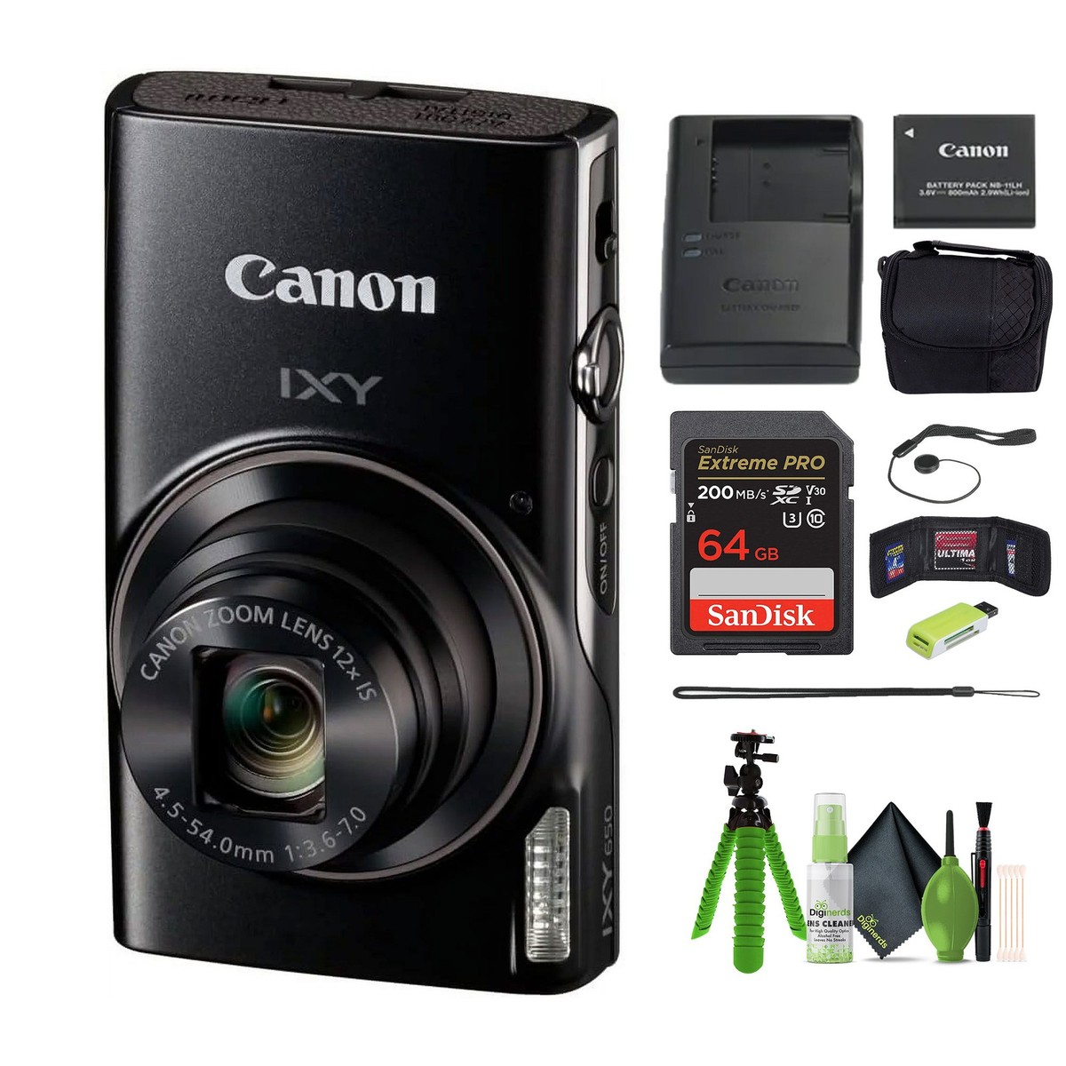 Canon Compact Digital Camera IXY 650 12x Optical Zoom IXY650
