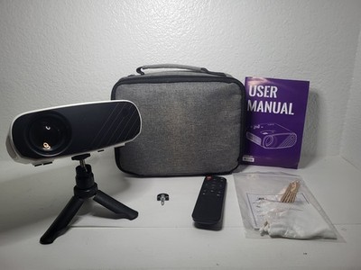 Elephas Full HD 1080P Mini Projector BL128 w/tripod, carry bag, manual NO CORDS