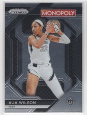 #WNBA3 A'Ja Wilson 2024-25 Prizm Monopoly WNBA Base Las Vegas Aces