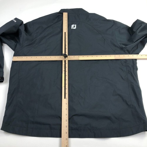 Chaqueta Footjoy Para Hombres XL USADA EN EXCELENTE ESTADO Negra Golf DryJoys Cortavientos Informal Caminar - Imagen 4 de 10