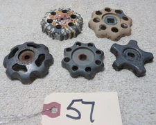 5 Antique Vintage Industrial Valve Handle Water Faucet Knobs Steampunk Robot Art