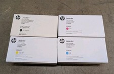 NEW HP 507A Toner Set CE400YC CE401YC CE402YC CE403YC Genuine Sealed OEM Box