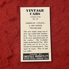 1964 Sweetule “Vintage Cars” 1919 TWO SEATER DODGE Tobacco Card #13   NM-MT — photo 2