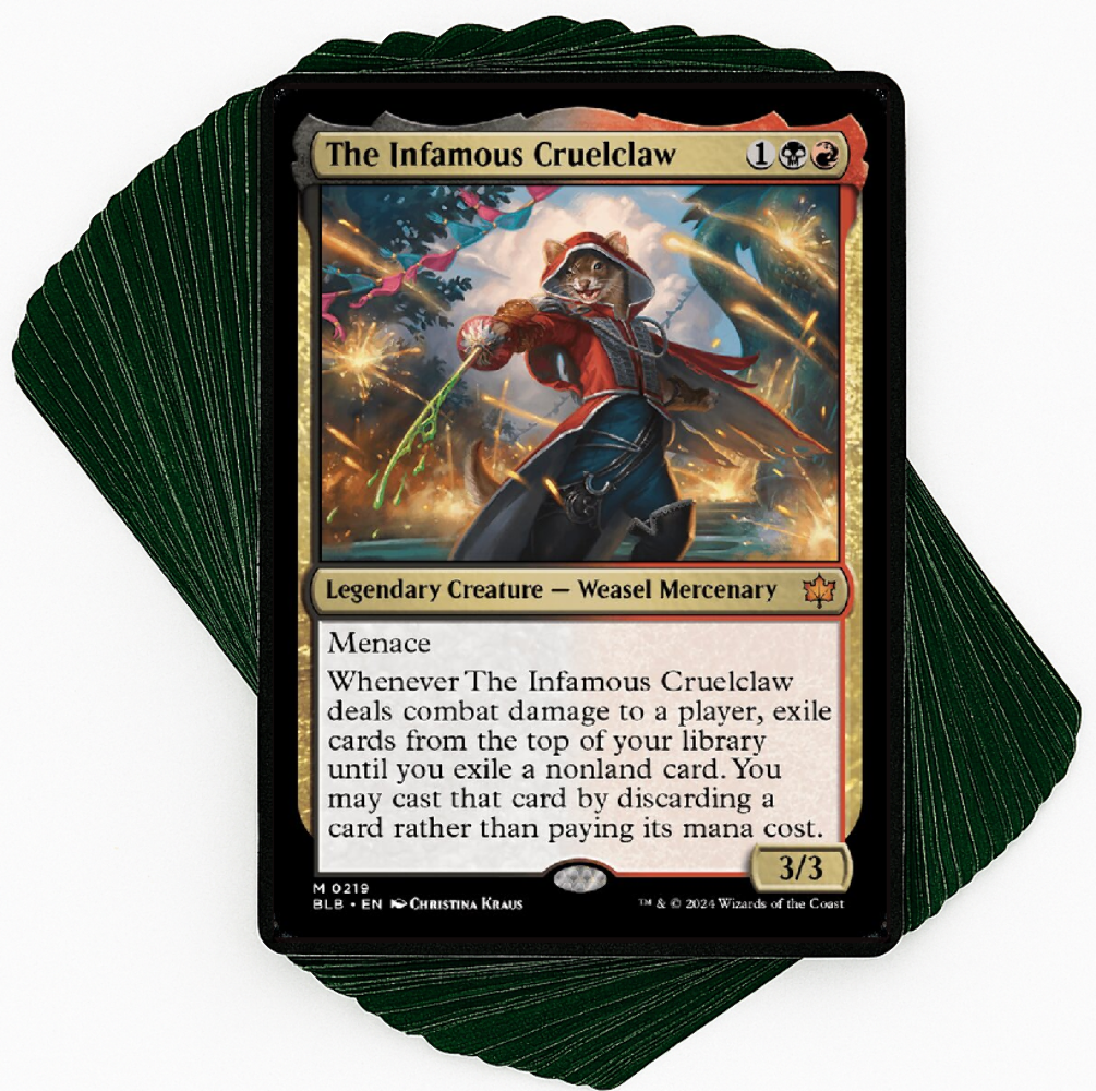 Custom Commander Deck*** The Infamous Cruelclaw - Discard and Free Spells MTG | eBay Custom Commander Deck*** The Infamous Cruelclaw - Discard and Free Spells MTG | eBay