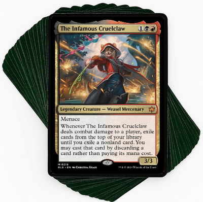 Custom Commander Deck*** The Infamous Cruelclaw - Discard and Free Spells  MTG | eBay