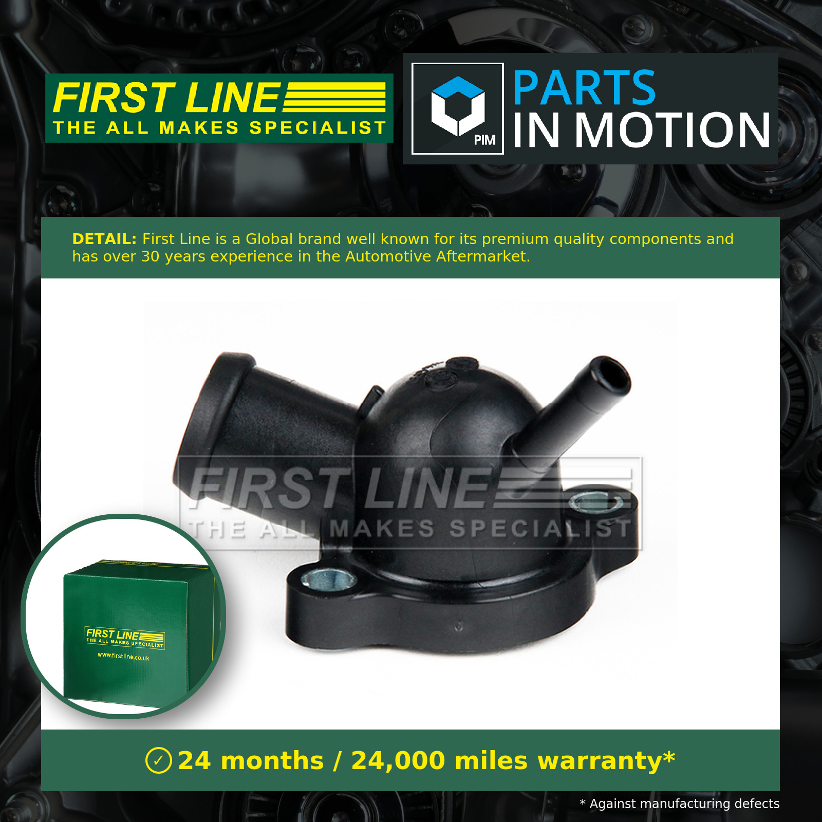 Coolant Flange / Pipe fits VW SCIROCCO Mk3 2.0D 13 to 17 Water Firstline Quality - Image 19