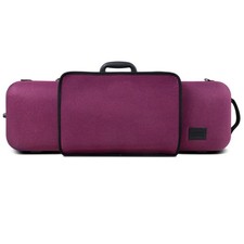 GEWA Violin Case, Bio-A, Oblong, 4/4-1/2, Violet, Pocket  Adjustable Neck Pad