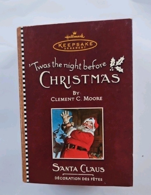 Hallmark Keepsake Ornament Twas the Night Before Christmas 2001 Vol 4