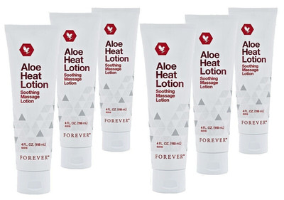 Forever Aloe Heat Lotion Glättungsmassage Lotion 118 ml (6er-Pack)