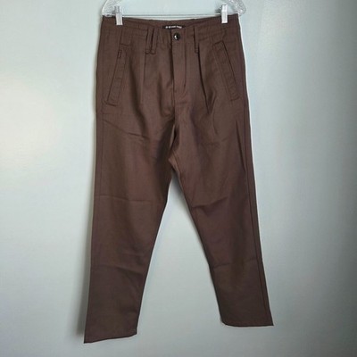 G-STAR RAW Pants Men Size 30 Brown Drawstring Tapered Chino NWT