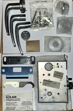 Schlage L9050 07A 626 Satin Chrome Office Mortise Lock + Lever + Cylinder No Key