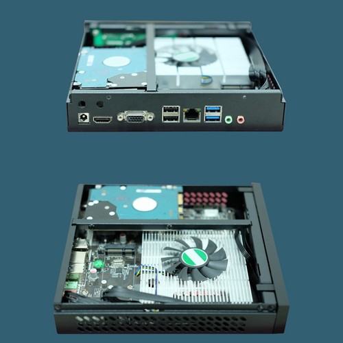 DX01 Châssis D'Ordinateur de Bureau ITX Mince Châssis D'Ordinateur de Demi1287 - Afbeelding 5 van 10