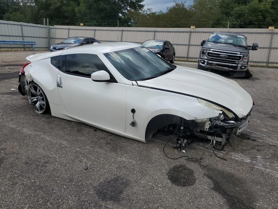 Conjunto de puerta derecha de pasajero cupé Nissan 370Z 2009-2020 blanco QAB OEM Foto 4 de 4