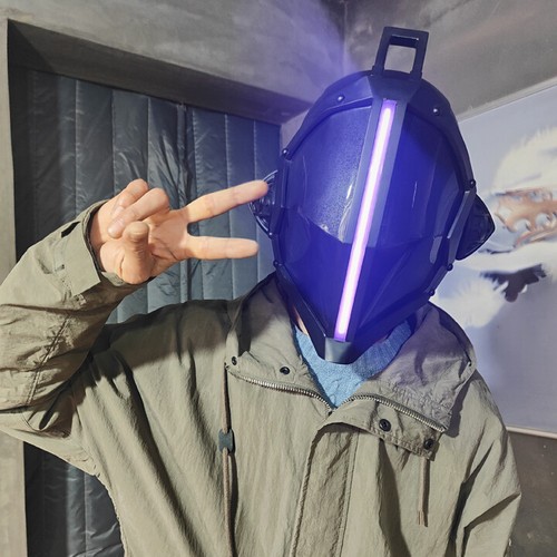 Anime Made in Abyss Bondrewd Cosplay Helmet Wearable LED Mask Halloween Props - 第 3/11 張圖片