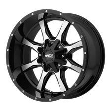 1-Moto Metal MO970 Gls Black Machined Face 17x9" Rim 5x127|5x139.70 5X5 |5.5-12