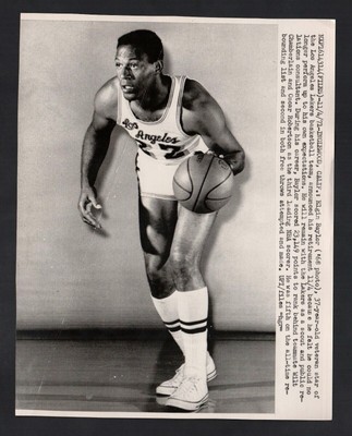 1971 Press Photo, Elgin Baylor Los Angeles Lakers, Scored ...