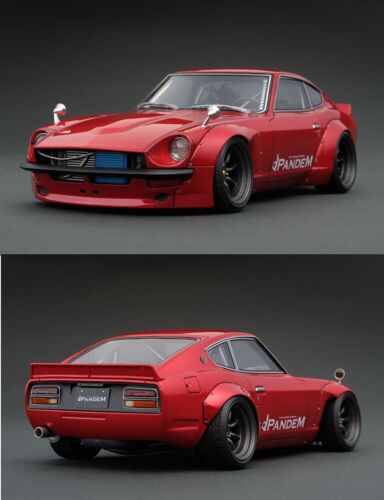 1/18 Nissan Fairlady Z S30 Pandemi Zapłon Model IG1006 CZERWONY - Zdjęcie 1 z 1