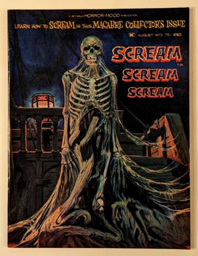 Scream #1 (agosto de 1973) Revista de terror Skywald LIMPIA 8,0 en muy buen estado - Imagen 1 de 6
