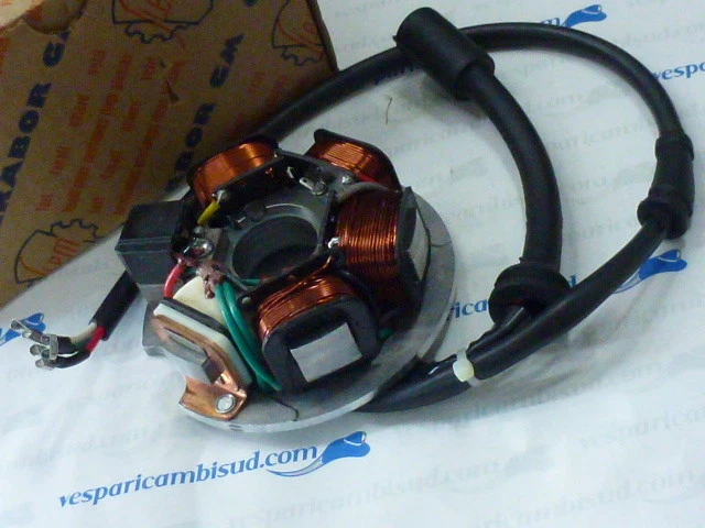 STATORE A 5 FILI VESPA PK 50-125 APE 50 FL CON AVVIAMENTO GRABOR Vesparicambisud
