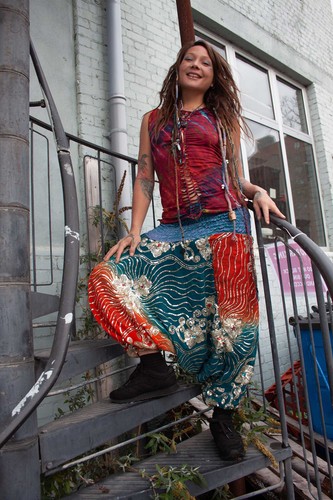 Upcycled Sequin Festival Harem Pants, Sparkly Ali Baba Trousers, Faerie Trousers - Picture 15 of 25