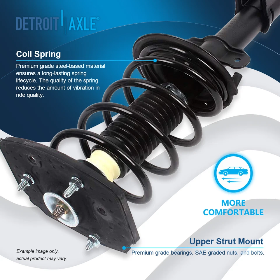 Puntal trasero con resorte helicoidal + barra estabilizadora para Buick LaCrosse Chevy Impala Grand Prix Foto 4 de 4