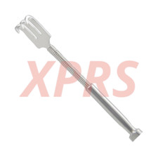 Rake Retractor, Flexible Neck, 3-Sharp Prongs, 5.5", Premium German Stainless