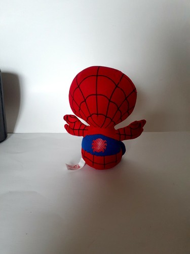TY Beanie Babies Baby Dwarf Spider-man Marvel 6" Tall Stuffed Plush Doll - Picture 5 of 9