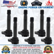 Set of 6 Ignition Coils For 1999-2009 Honda Odyssey 3.0L 3.2L 3.5L V6 UF242 C242
