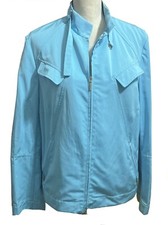 Nice Women's Jacket By Jobis/ Blue /lg (42 Eu)