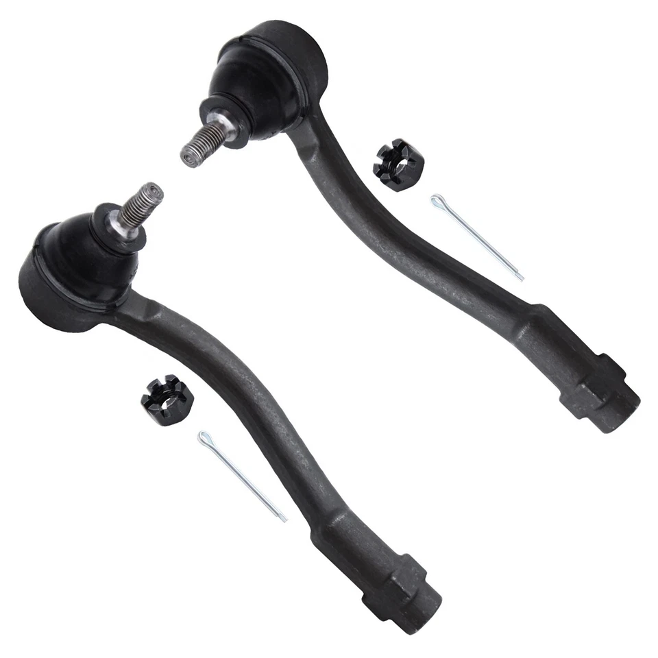 10pc Front Lower Control Arms + Inner Outer Tierods for 2006-2011 Kia Rio Rio5 - Image 4 of 4