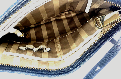Brahmin Schultertasche Kunstleder Kroko-Prägung Jodi Sugar Reißverschluss schwarz & weiß - Bild 13 von 16