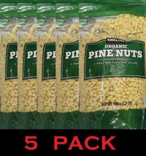 5x KIRKLAND Signature USDA ORGANIC PINE NUTS 24 oz Bag 1.5 Lbs - 5 PACK