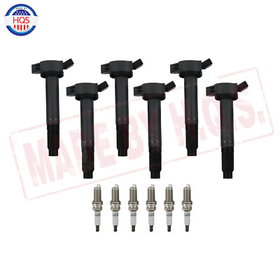 Ignition Wires For Toyota Avalon Complete 6-Piece Ignition Coil &amp; Spark ...