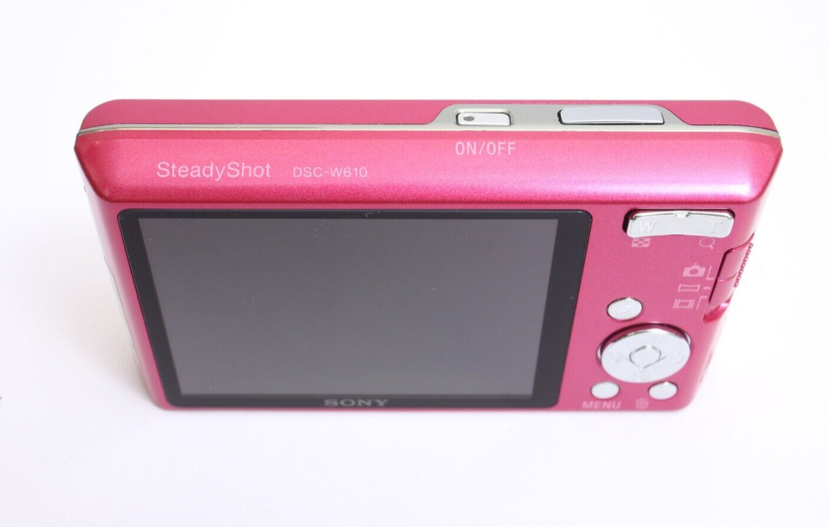 Sony Cyber-shot DSC-W610 Pink 14.1MP 4.0x Zoom Digital