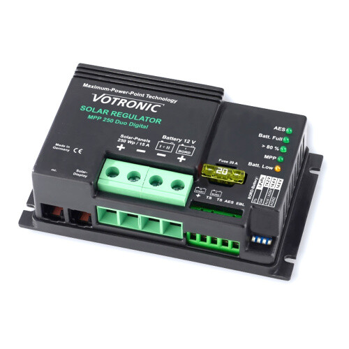 Votronic 11720 MPP 350 Duo Digital (Marine Version) 21A MPPT Dual12V (0% Mw.St.) - Bild 1 von 2