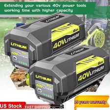 For Ryobi 40 Volt Lithium max OP4030 OP4040 OP40602 Li-Ion Battery RY40440 6.0AH