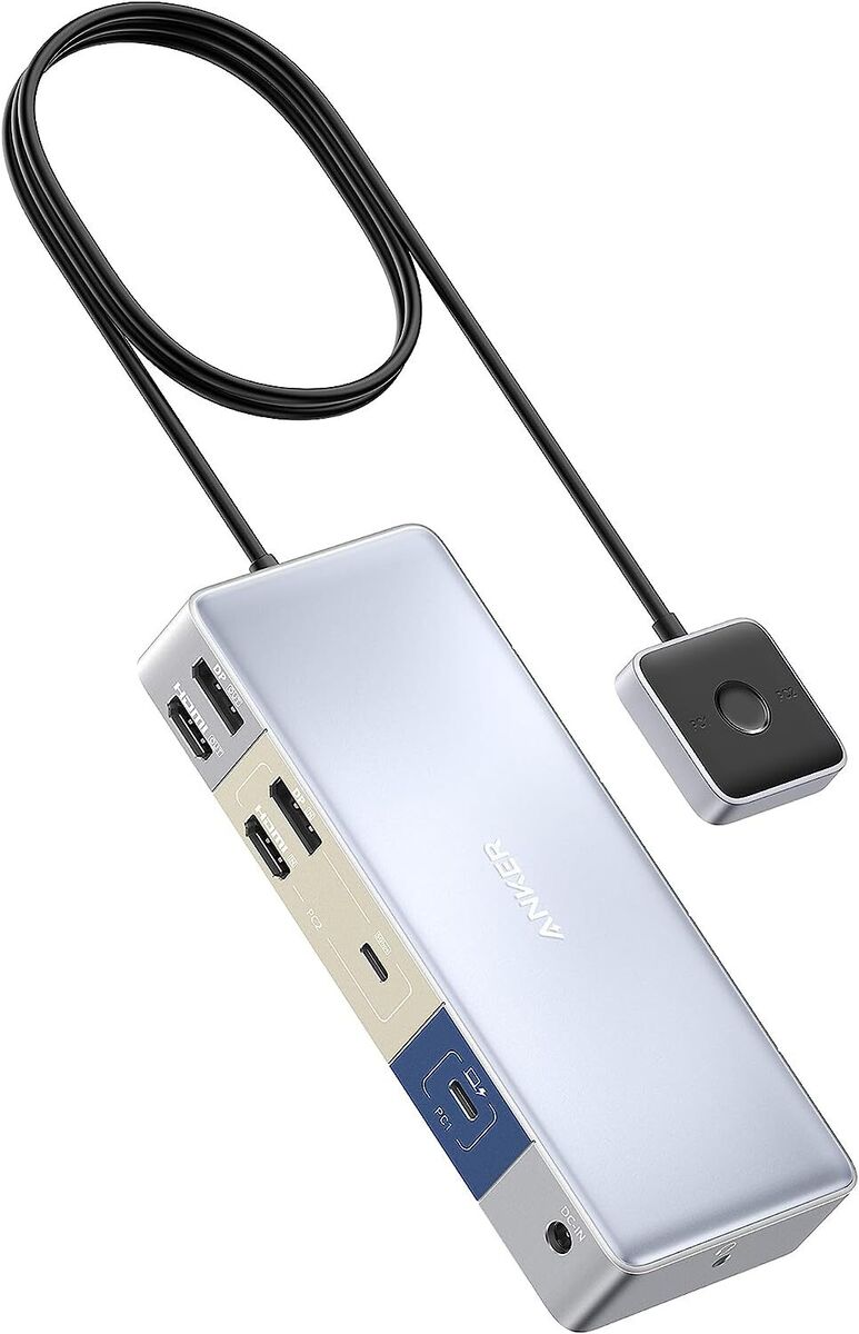 Anker USB C Docking Station KVM Switch Dual 4K Monitor Anker USB C Docking Station KVM Switch Dual 4K Monitor