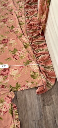 Vintage Shabby Landhaus Chic Chris Madden Twin Tagesdecke Rüschen Schein Landhaus Kern - Bild 3 von 15