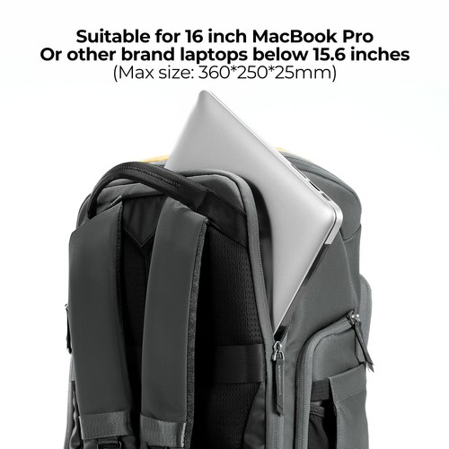 K&F Concept 25L Travel Professional Alpha Backpack Photography Camera Bag Case - Picture 8 of 10