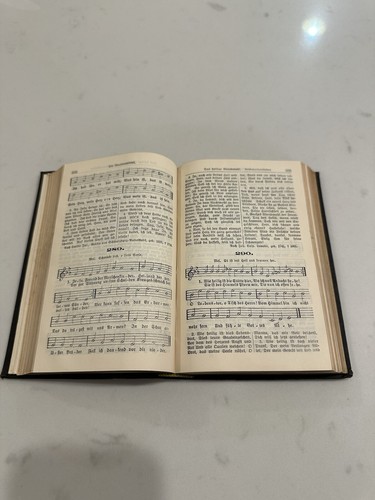 Antique 1913 Gesangbuch (hymnal, Songbook) Small Germany German H Stock - Picture 10 of 11