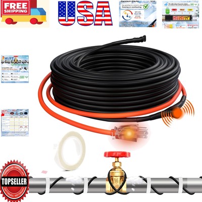 Self-Regulating Heating Cable for Pipes - 6ft, ETL Certified, Safe and Reliable