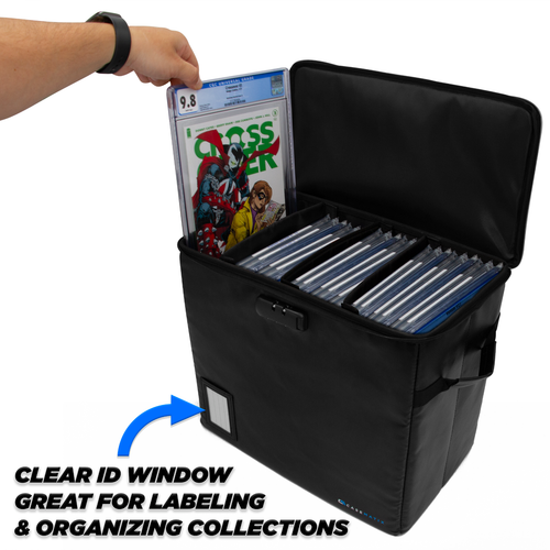 Casematix Comic Book Storage Bin – Fits 30 CGC Graded Comics, Case with Dividers - Picture 6 of 9